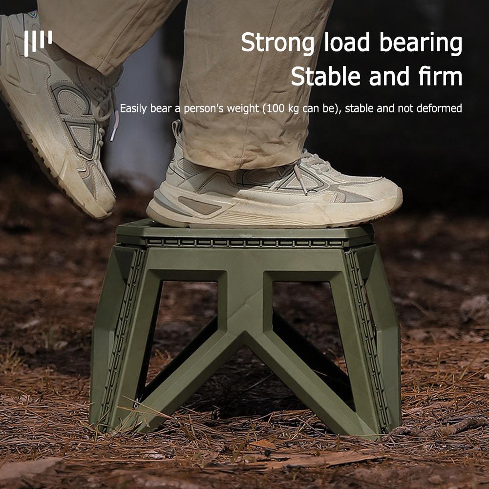 Portable Folding Multi-Function High Stool for Outdoors