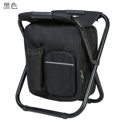 Portable Multi-Functional Folding Stool with Insulated Bag