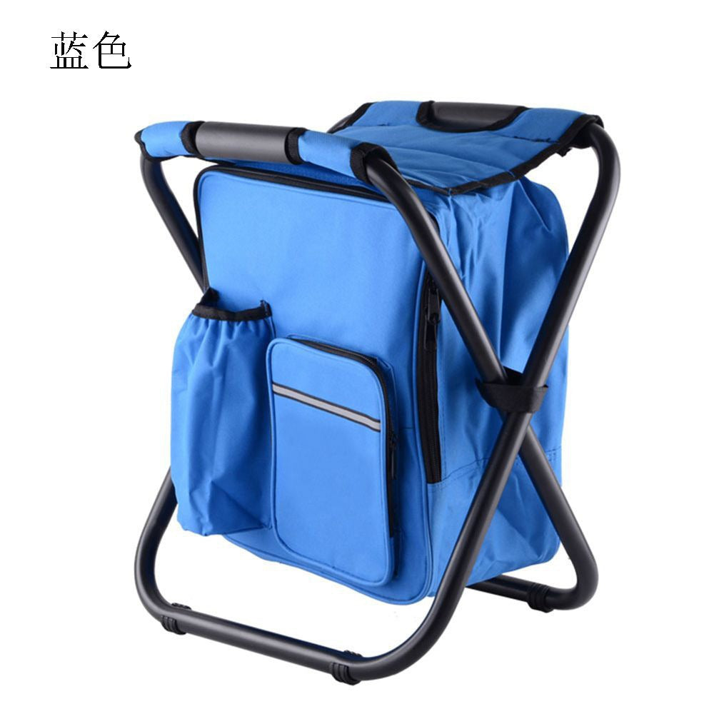 Portable Multi-Functional Folding Stool with Insulated Bag