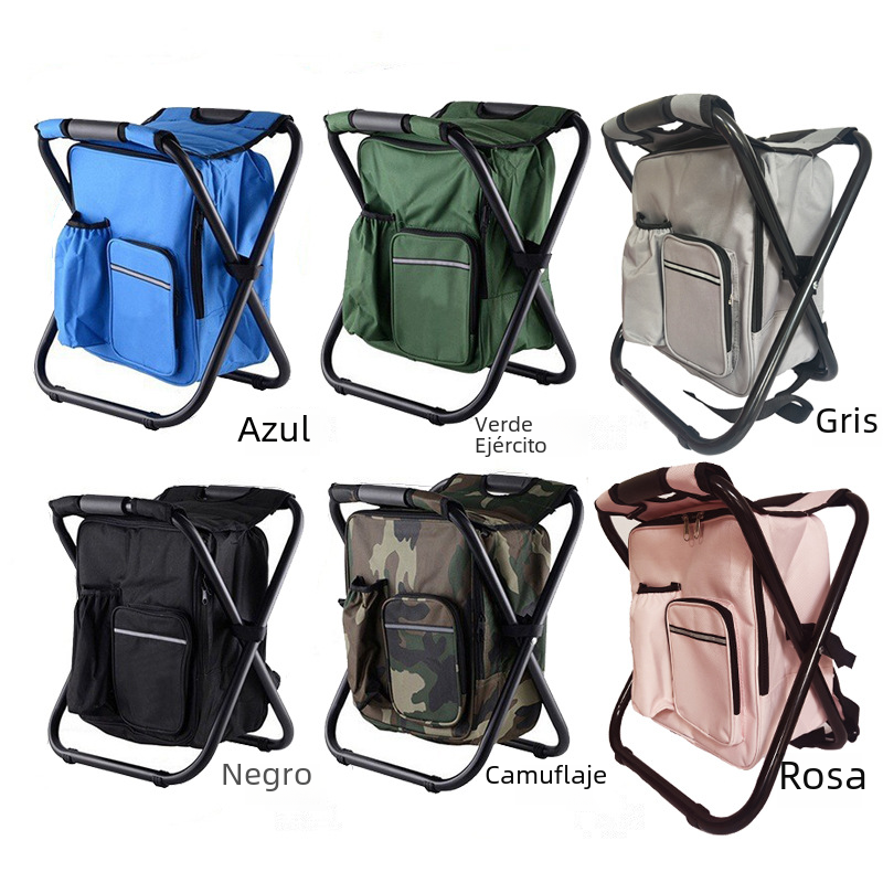 Portable Multi-Functional Folding Stool with Insulated Bag