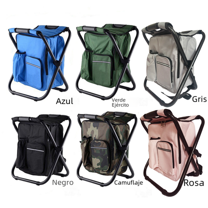 Portable Multi-Functional Folding Stool with Insulated Bag