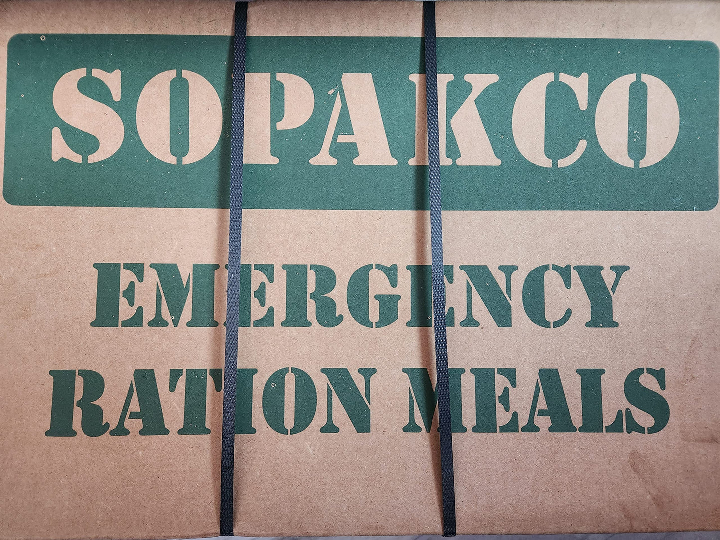 Sopakco MRE Meals Ready To Eat Case Pack of 14 For Survival And Emergency Green Box