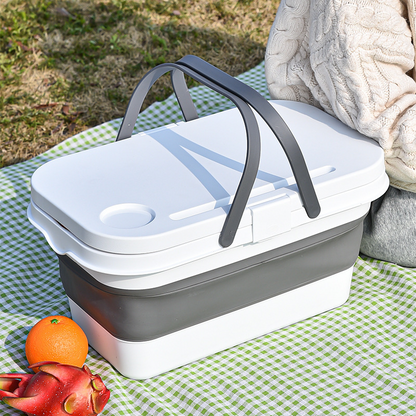 Collapsible Outdoor Picnic & Shopping Basket