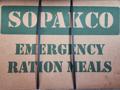 Sopakco MRE Meals Ready To Eat Case Pack of 14 For Survival And Emergency Green Box