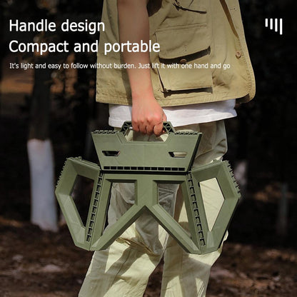 Portable Folding Multi-Function High Stool for Outdoors