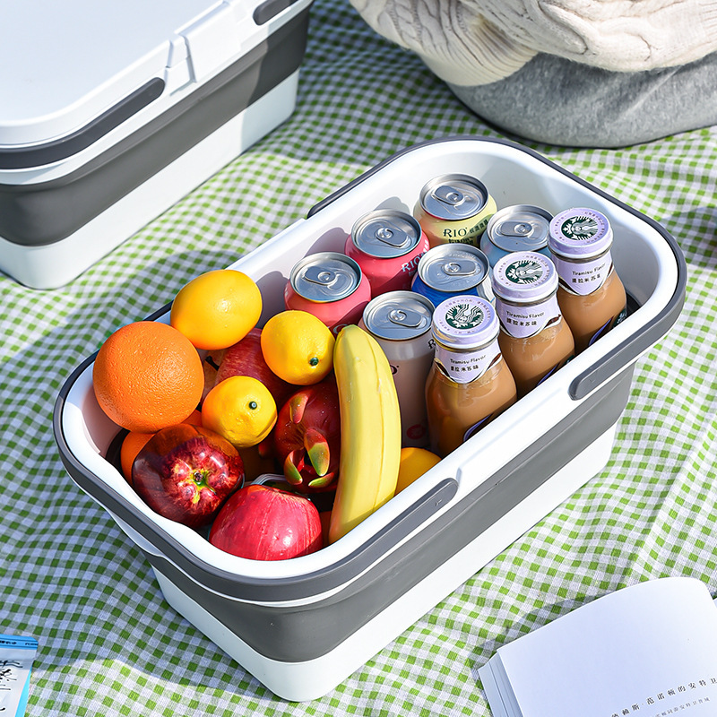 Collapsible Outdoor Picnic & Shopping Basket