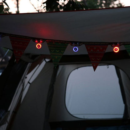 Camping Safety Light with Tent Rope Hanging Design