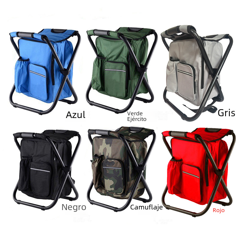 Portable Multi-Functional Folding Stool with Insulated Bag