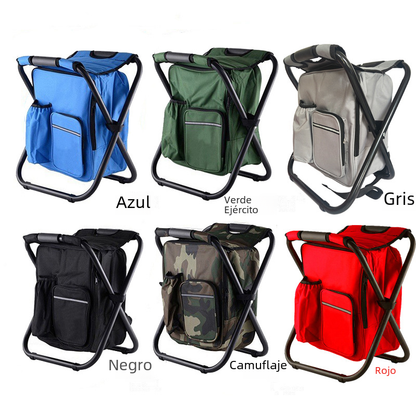 Portable Multi-Functional Folding Stool with Insulated Bag