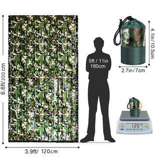 Camouflage Waterproof Insulation Survival Sleeping Bag