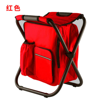 Portable Multi-Functional Folding Stool with Insulated Bag