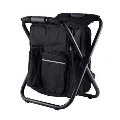 Portable Multi-Functional Folding Stool with Insulated Bag